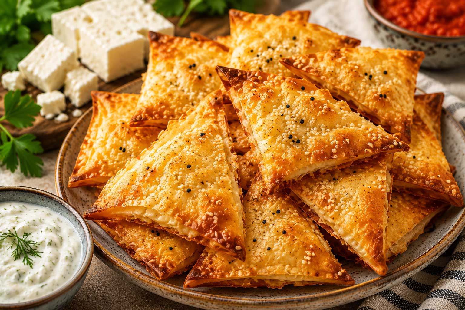 crispy air fryer banitsa chips recipe