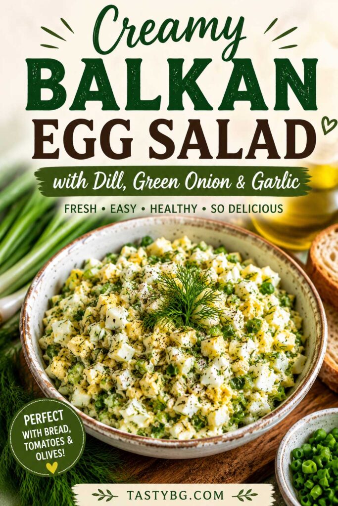 healthy egg salad recipe Balkan style