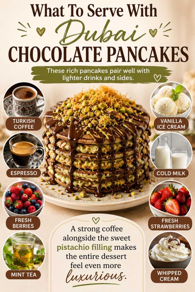 pistachio cream pancakes recipe