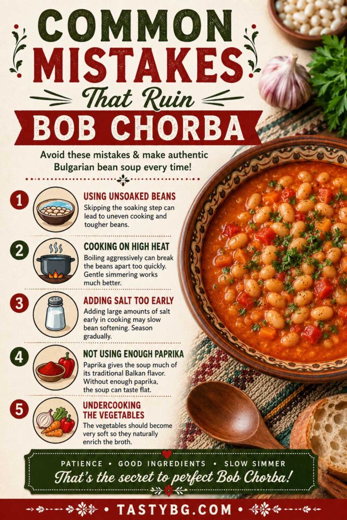 Common Mistakes That Ruin Bulgarian Bob Chorba recipe