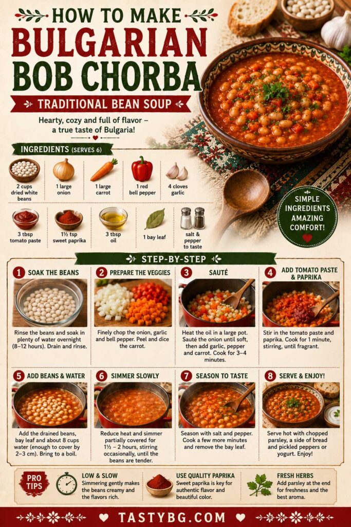 authentic Bulgarian bean soup
