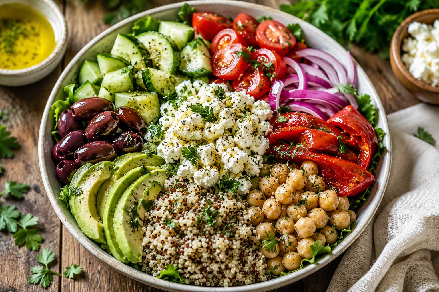 Mediterranean Shopska Bowl Recipe