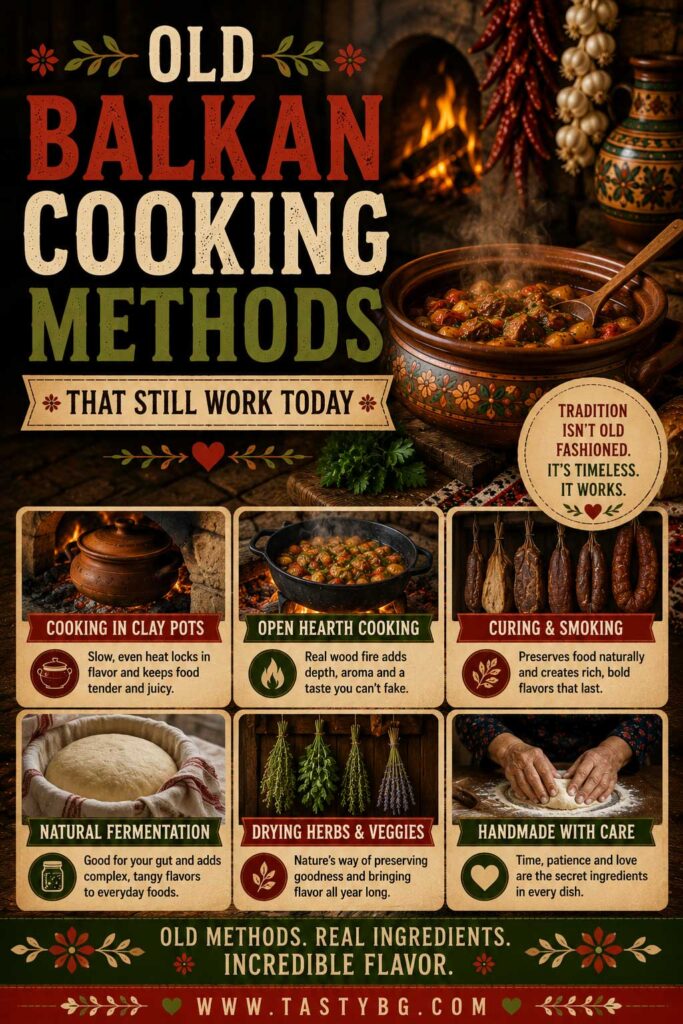 Timeless Balkan cooking methods poster