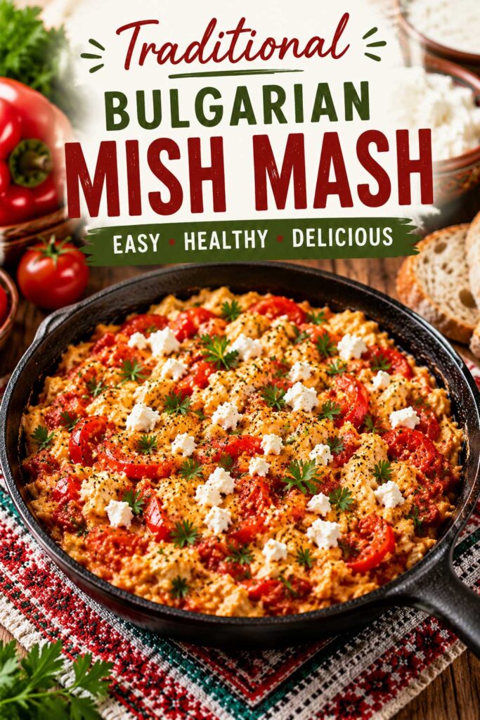 Traditional Bulgarian mish mash dish recipe