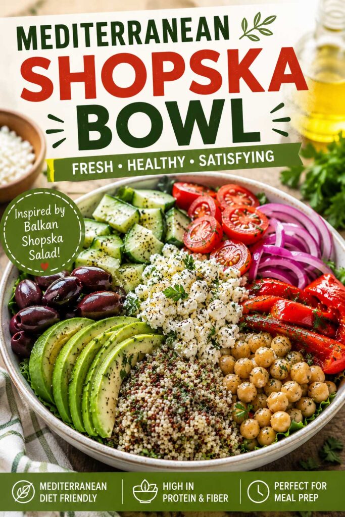 Why People Love Mediterranean Shopska Bowl
