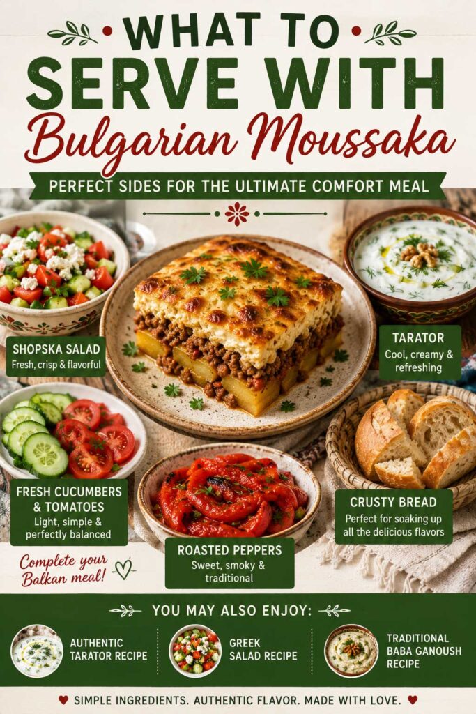 easy Bulgarian moussaka recipe What to Serve With