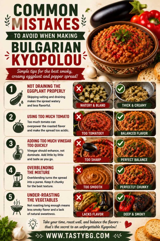Mistakes to Avoid When Making Bulgarian Kyopolou recipe